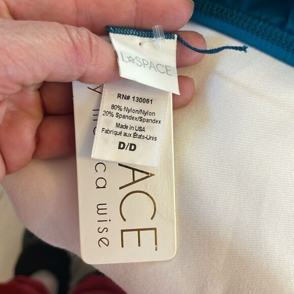 L SPACE BY MONICA WISE Blue Strappy Bralette - Picture 4 of 7